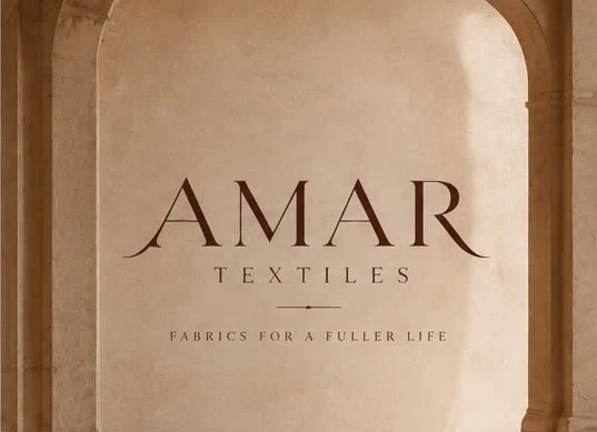 Amar Textiles logo concept